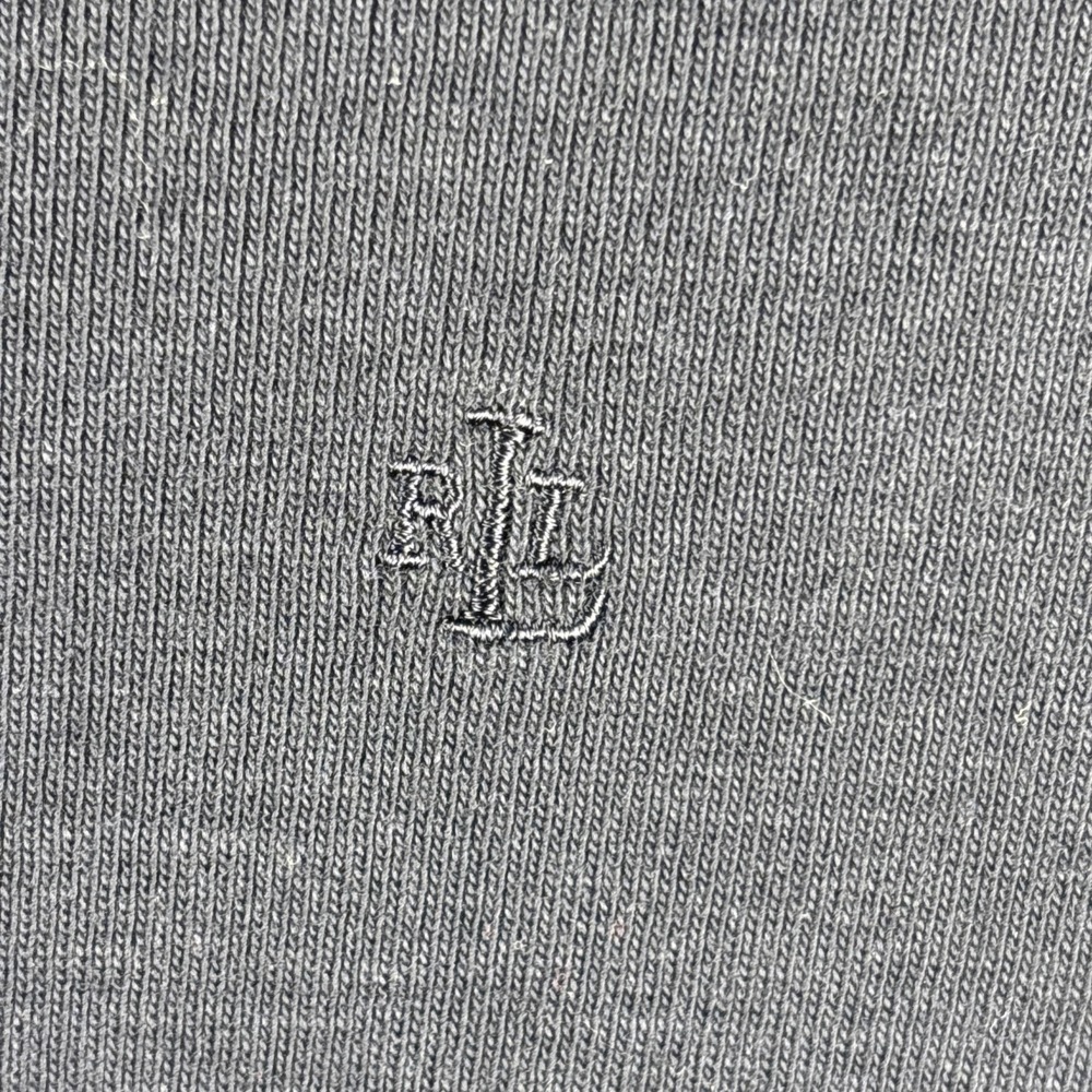 LRL Lauren Ralph Lauren Women's Long Sleeved Logo Pullover Shirt Navy 1x XL - Picture 4 of 9